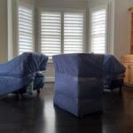 Furniture,Wrapped,In,Pads,To,Be,Moved,From,An,Almost